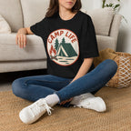 Camp Life T-Shirt — Tent & Campfire Outdoor Tee