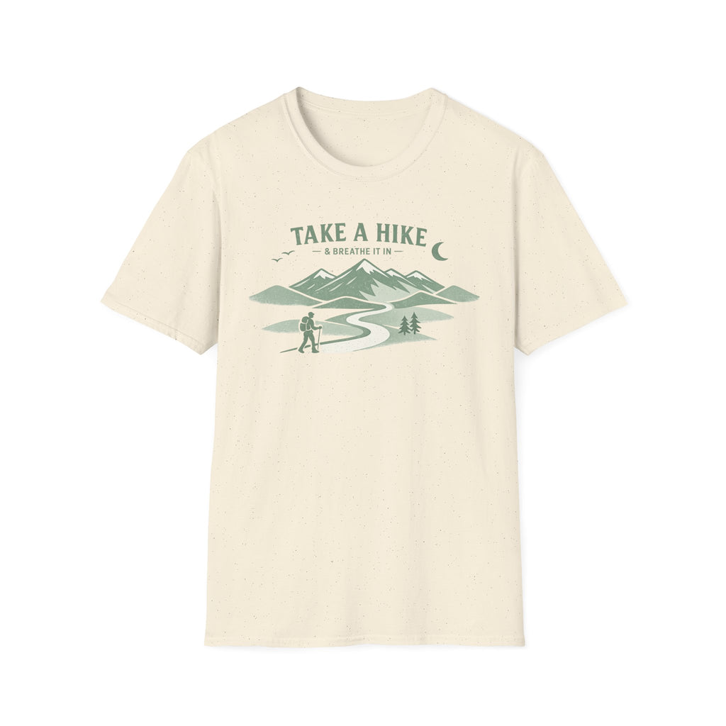 "Take A Hike & Breathe It In" Outdoor Hiking Graphic Tee