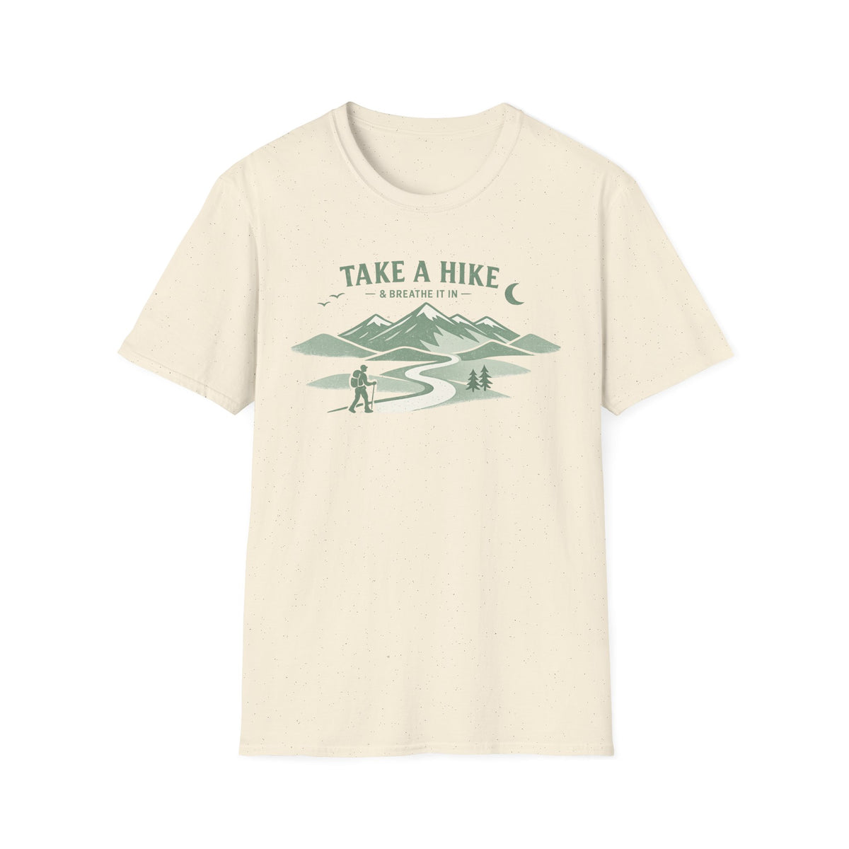 "Take A Hike & Breathe It In" Outdoor Hiking Graphic Tee