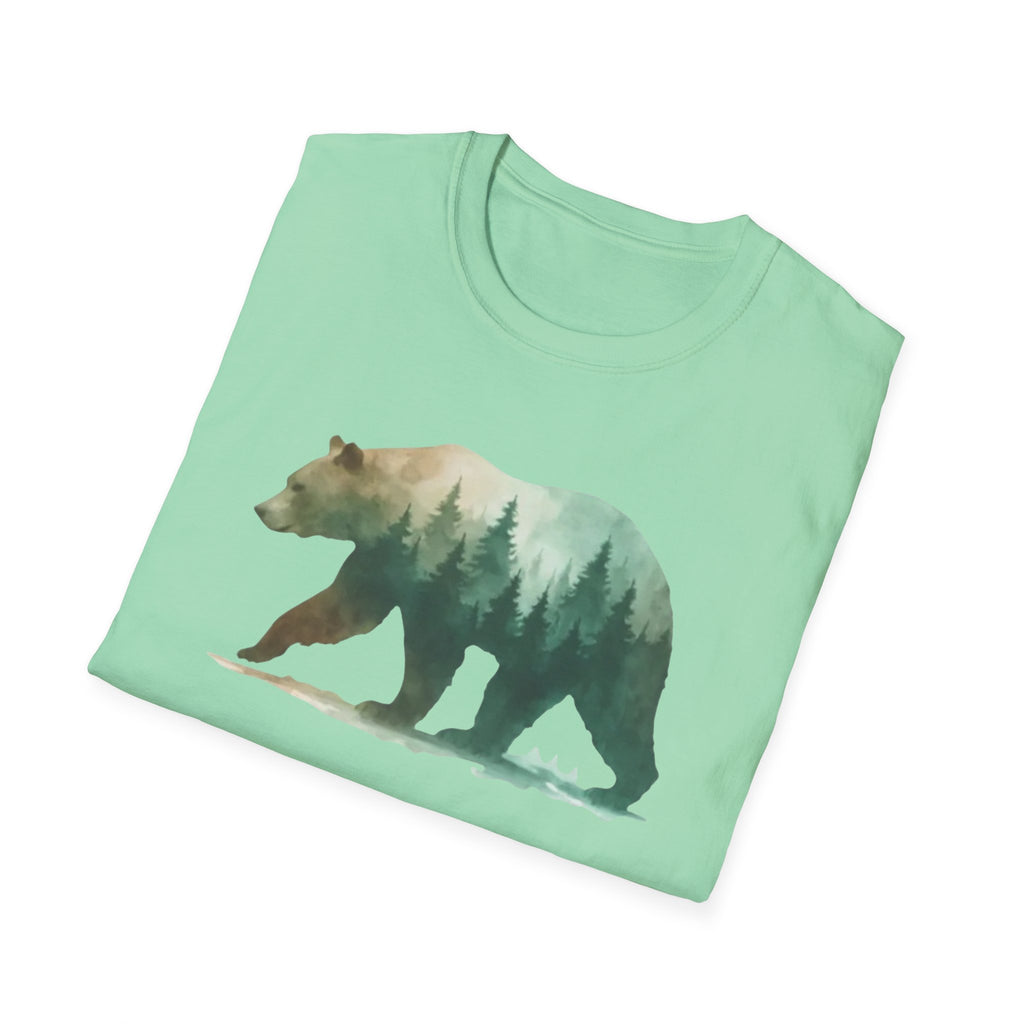 Forest Bear Silhouette T-Shirt