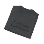 Cursive Chalkboard Writing T-Shirt