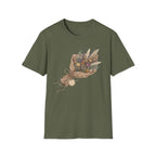 Floral Bouquet Graphic T-Shirt — Rustic Wildflower Bouquet Tee