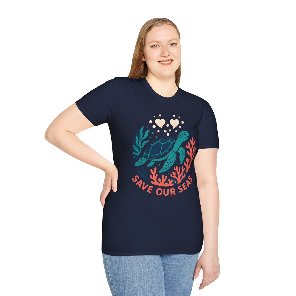 Save Our Seas Sea Turtle T-Shirt — Ocean Conservation Tee