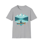 Kayaker on Serene Mountain Lake T-Shirt