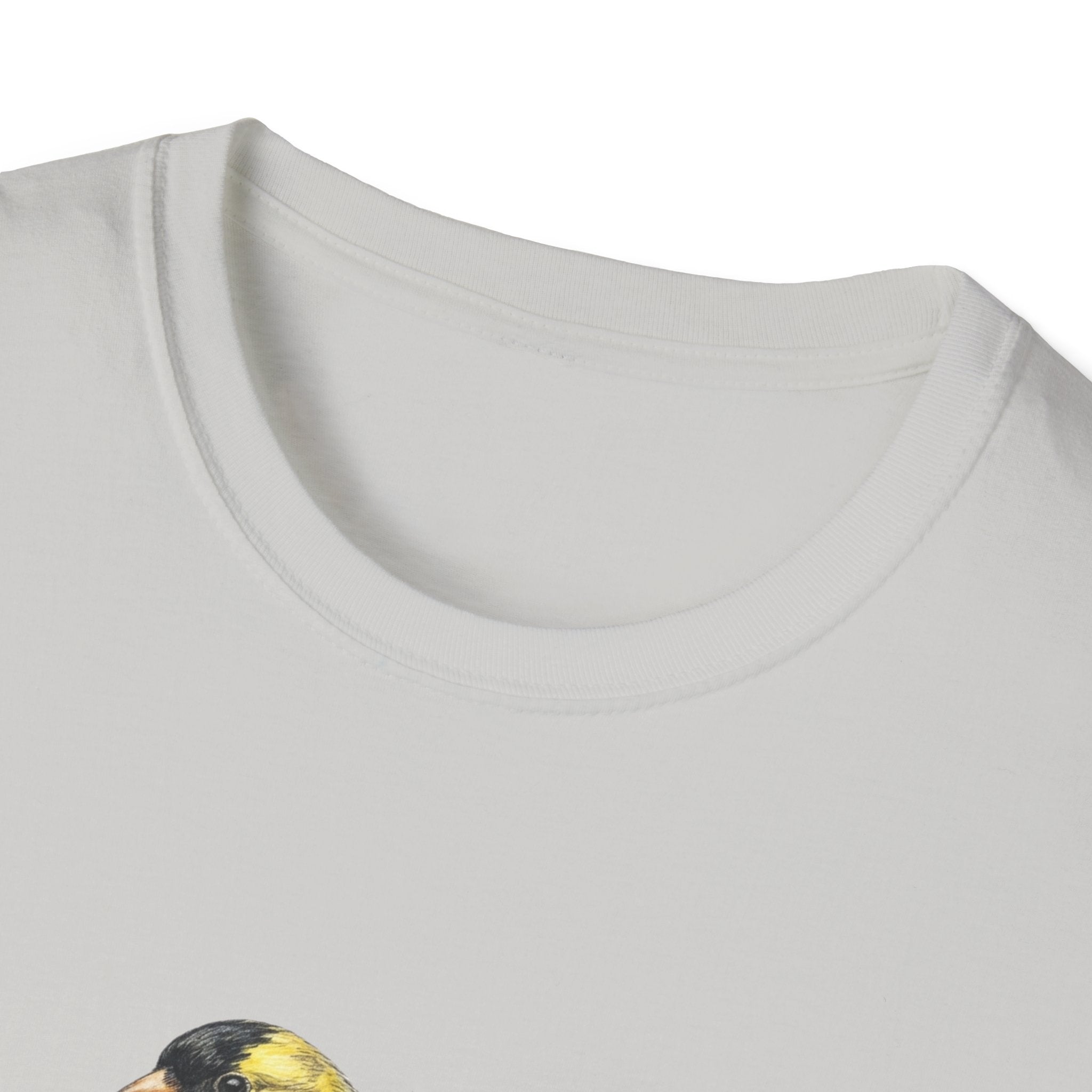Goldfinch Bird T-Shirt – Vintage Watercolor Songbird Tee