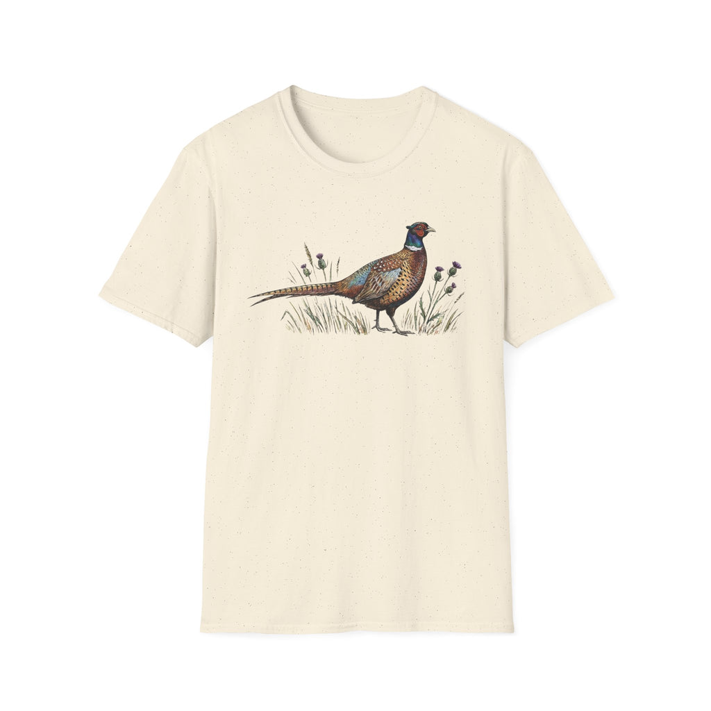 Pheasant Graphic T-Shirt — Vintage Game Bird Tee for Hunters & Nature Lovers