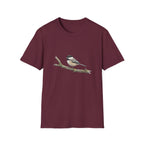 Chickadee Bird Tee — Watercolor Songbird T‑Shirt
