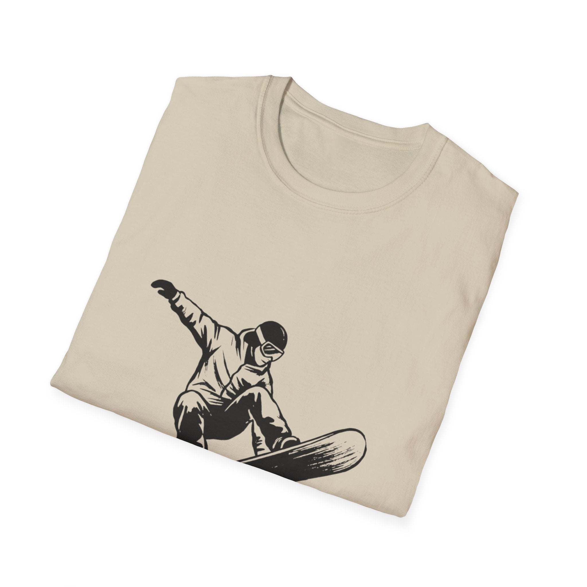 Snowboarder Graphic Tee — Snowboarding Action Shirt