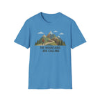 Campground Scenic T-Shirt — Minimalist Tent & Campfire Graphic