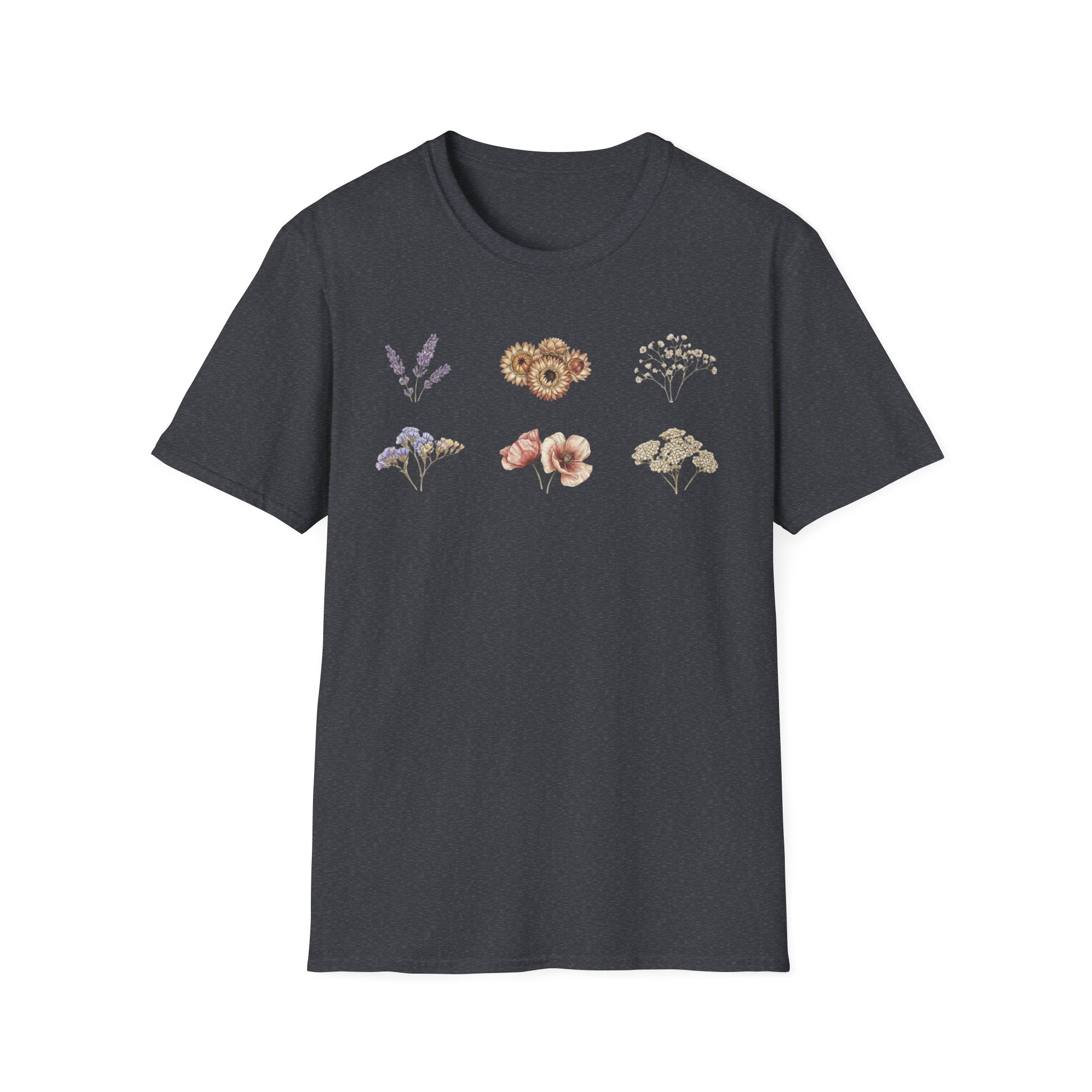 Floral Mini Bouquet T-Shirt — Vintage Botanical Graphic Tee