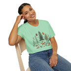 Woodland Fox T-Shirt — Nature Forest Camping Graphic Tee