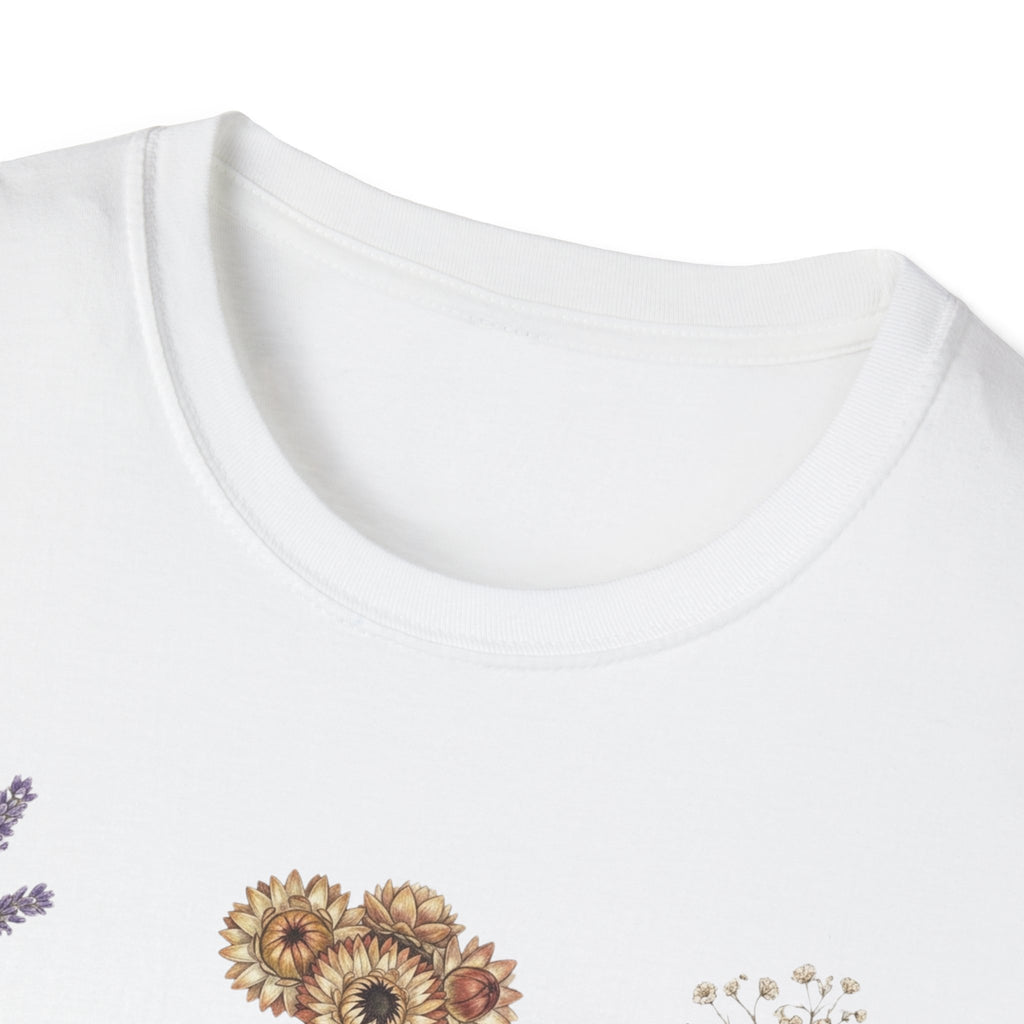 Floral Mini Bouquet T-Shirt — Vintage Botanical Graphic Tee
