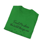 Cursive Chalkboard Writing T-Shirt