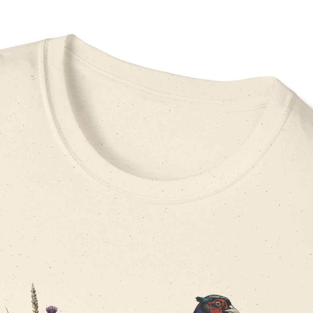 Pheasant Graphic T-Shirt — Vintage Game Bird Tee for Hunters & Nature Lovers