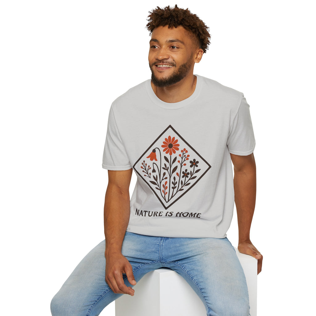 "Nature Is Home" Floral T-Shirt