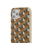 Eco-Friendly Phone Case — Vintage Camper Pattern Biodegradable iPhone Cover