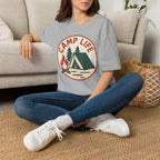Camp Life T-Shirt — Tent & Campfire Outdoor Tee