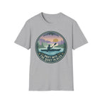 Kayak Sunset T‑Shirt — "Drift Into The Quiet Places" Outdoor Relaxation Tee