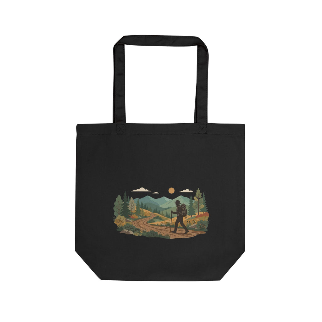 Hiker Scenic Eco Tote — Outdoor Adventure Canvas Bag