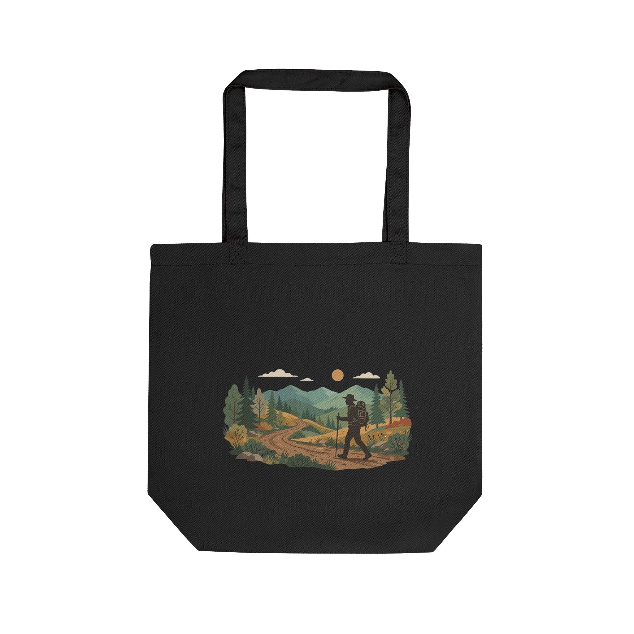 Hiker Scenic Eco Tote — Outdoor Adventure Canvas Bag