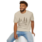 Camping Tent and Campfire T-Shirt