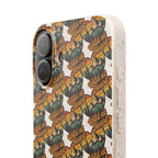 Eco-Friendly Phone Case — Vintage Camper Pattern Biodegradable iPhone Cover
