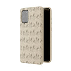 Biodegradable Phone Case — Eco-Friendly Forest Sketch Pattern