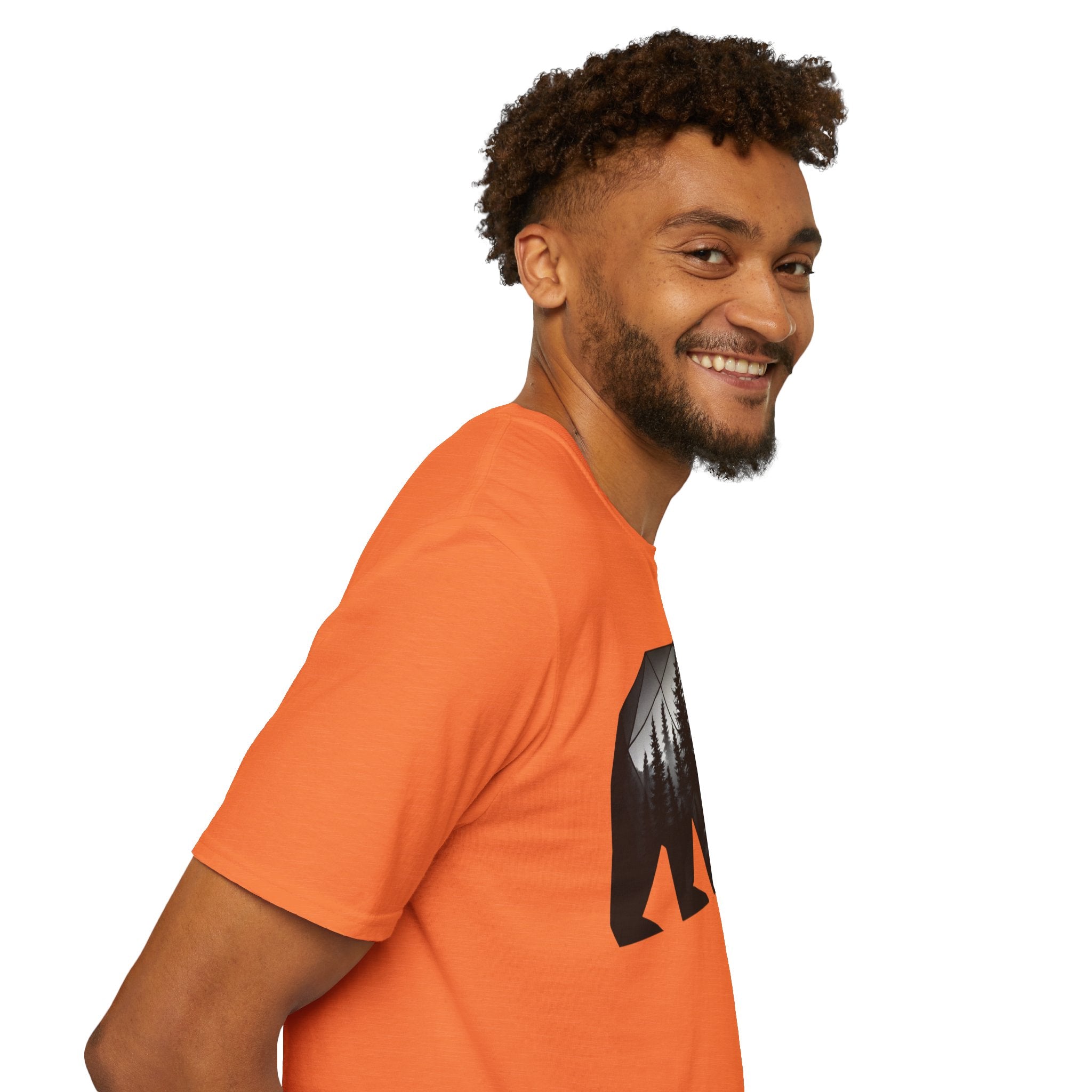 Geometric Forest Bear T-Shirt