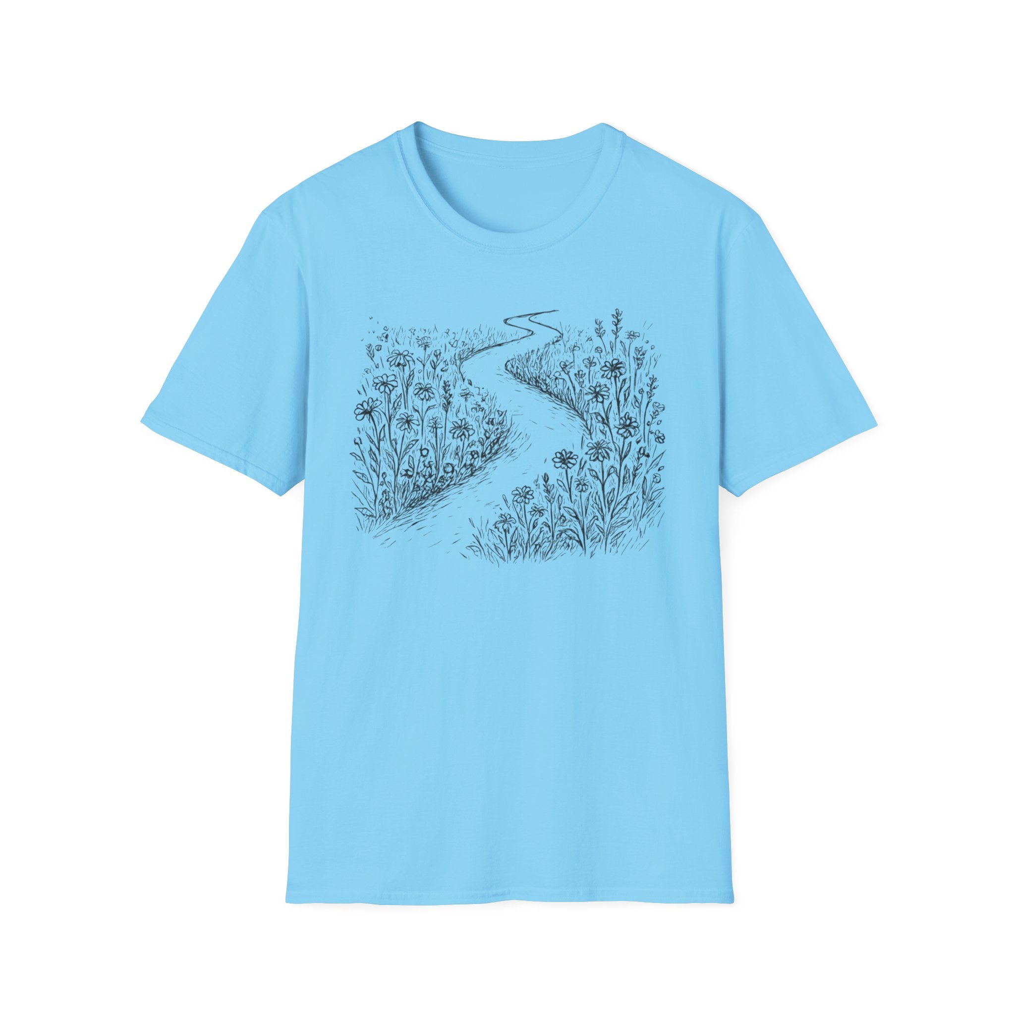 Winding Path Through The Meadow T-Shirt