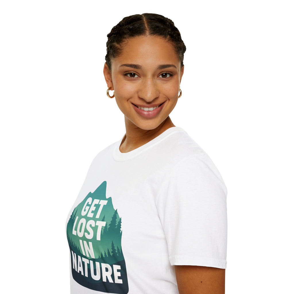 "Get Lost in Nature" Pine Trees T-Shirt