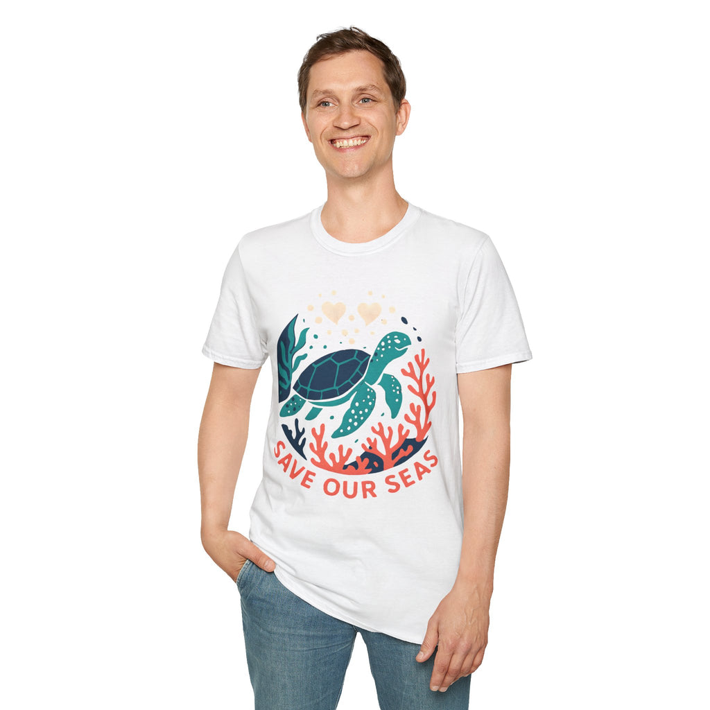 Save Our Seas Sea Turtle T-Shirt — Ocean Conservation Tee