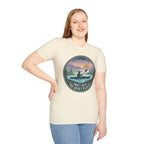 "Drift Into The Quiet Places" Kayak Sunset T‑Shirt — Outdoor Relaxation Tee Shirt