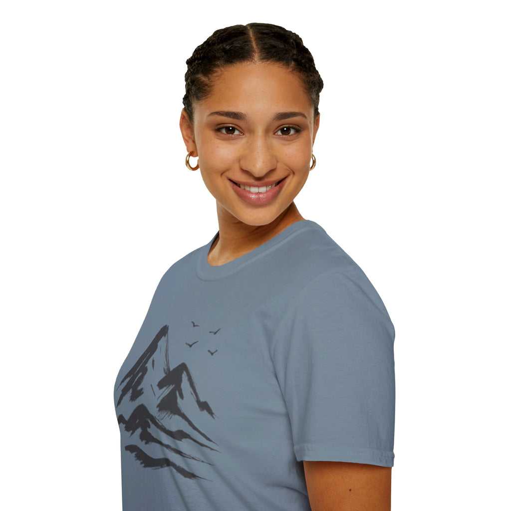 Mountains and Birds T-Shirt