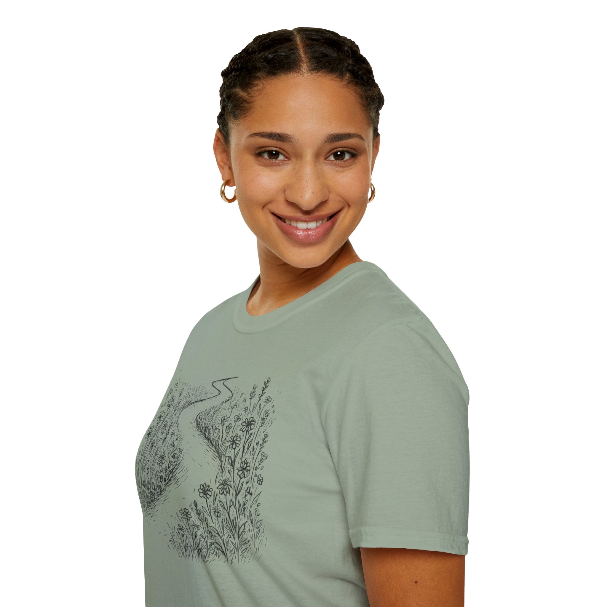 Winding Path Through The Meadow T-Shirt