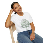 "Nurture Our Nature" Tree T-Shirt – Eco-Friendly Conservation Tee Shirt