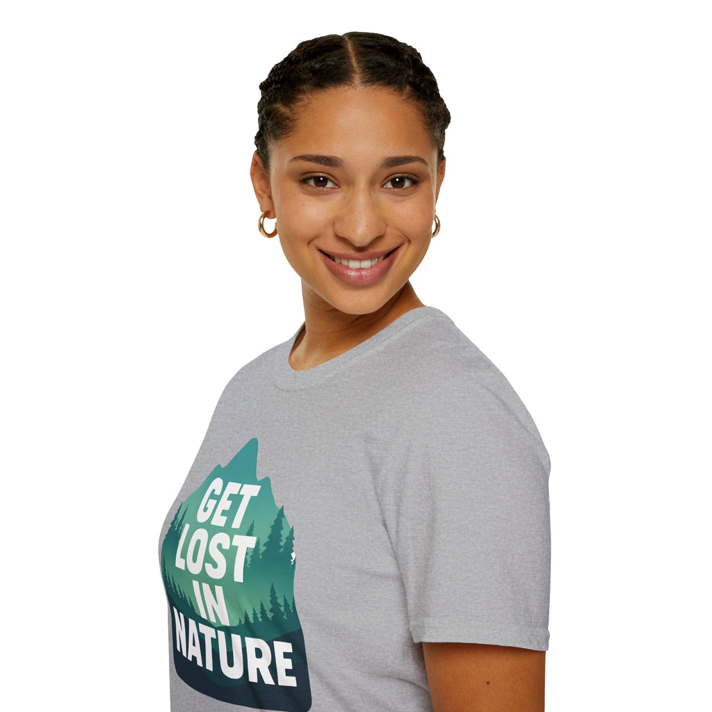 "Get Lost in Nature" Pine Trees T-Shirt