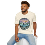 "Drift Into The Quiet Places" Kayak Sunset T‑Shirt — Outdoor Relaxation Tee Shirt