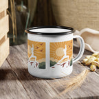 Morning Yoga Enamel Camp Cup
