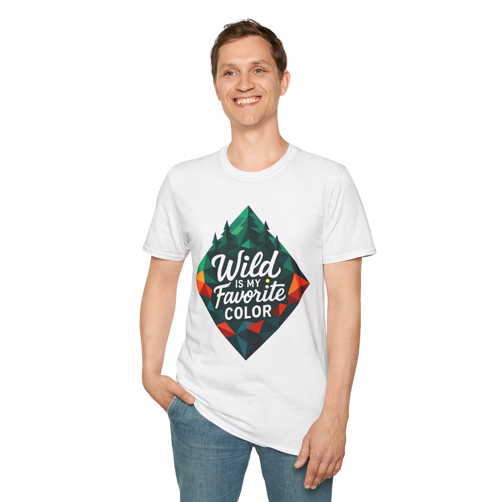 Wild Is My Favorite Color Diamond T-Shirt — Pines & Geometric Logo