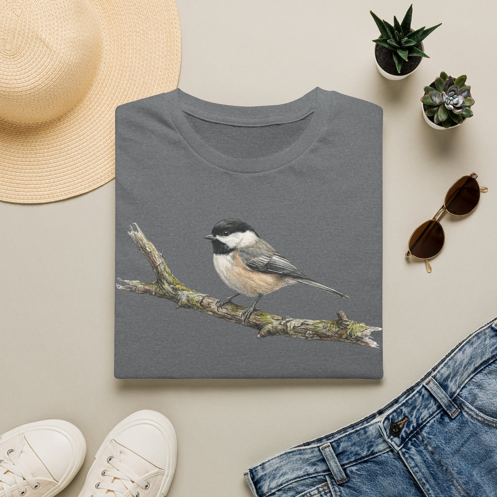 Copy of Chickadee Tee — Watercolor Songbird T‑Shirt