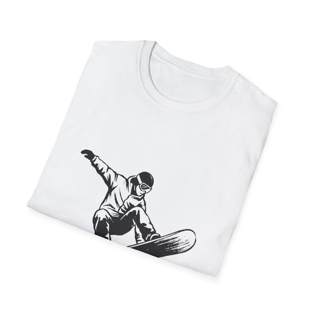 Snowboarder Graphic Tee — Snowboarding Action Shirt