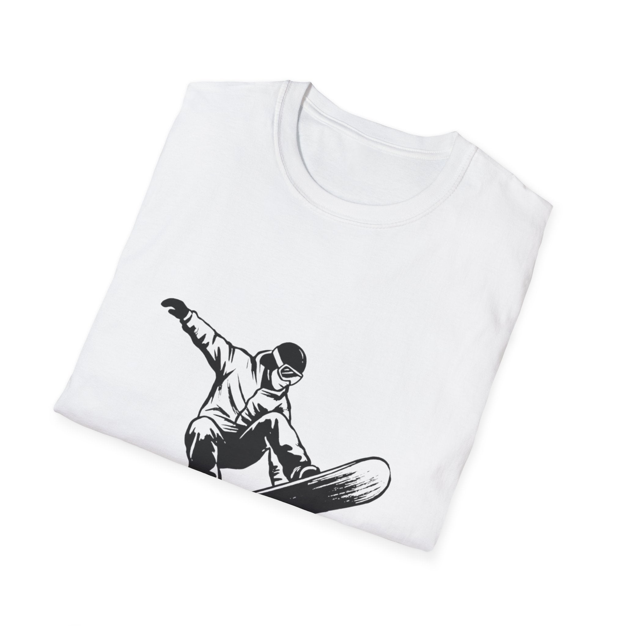Snowboarder Graphic Tee — Snowboarding Action Shirt