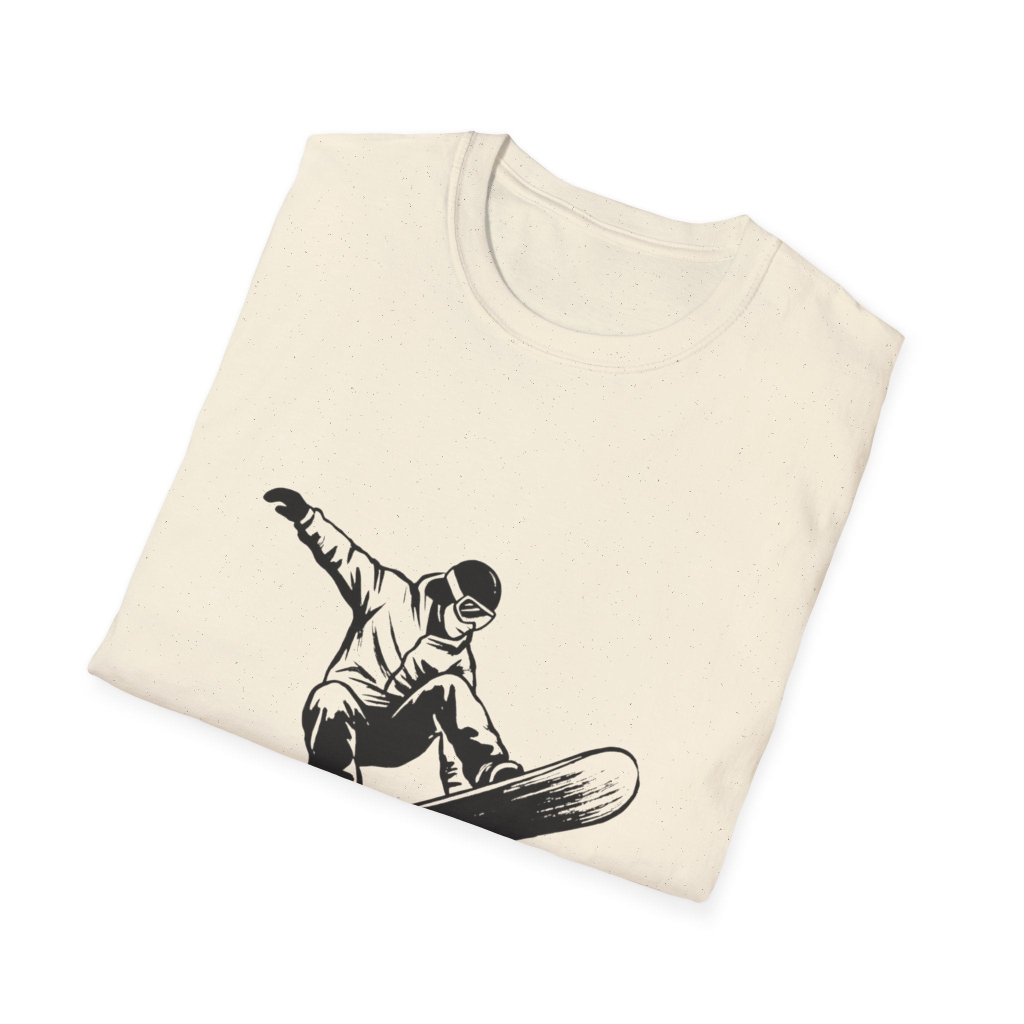 Snowboarder Graphic Tee — Snowboarding Action Shirt
