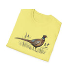 Pheasant Graphic T-Shirt — Vintage Game Bird Tee for Hunters & Nature Lovers