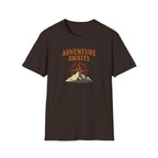 "Adventure Awaits" Compass & Mountain T-Shirt