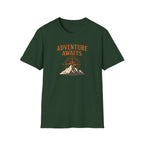 "Adventure Awaits" Compass & Mountain T-Shirt